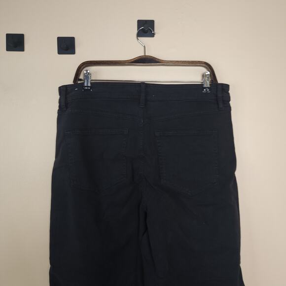 Loft High Waist Wide Leg in Black Size 31 - Picture 6 of 11